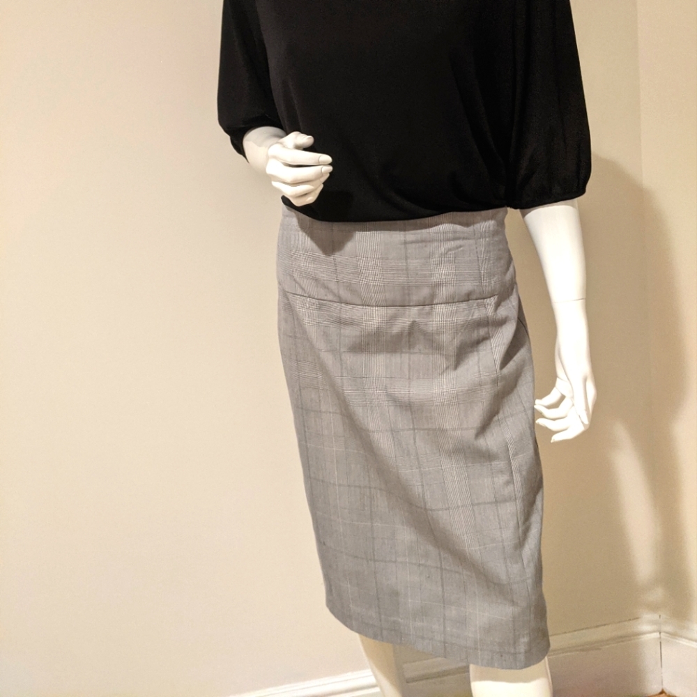 Patterned Midi Skirt